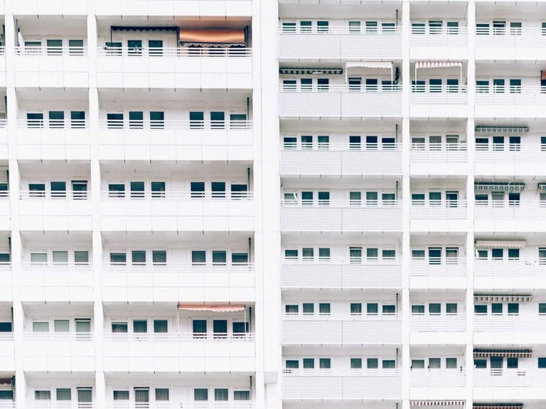 The Abuja National Mosque and city skyline
